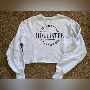 Hollister Cropped Crewneck Sweatshirt